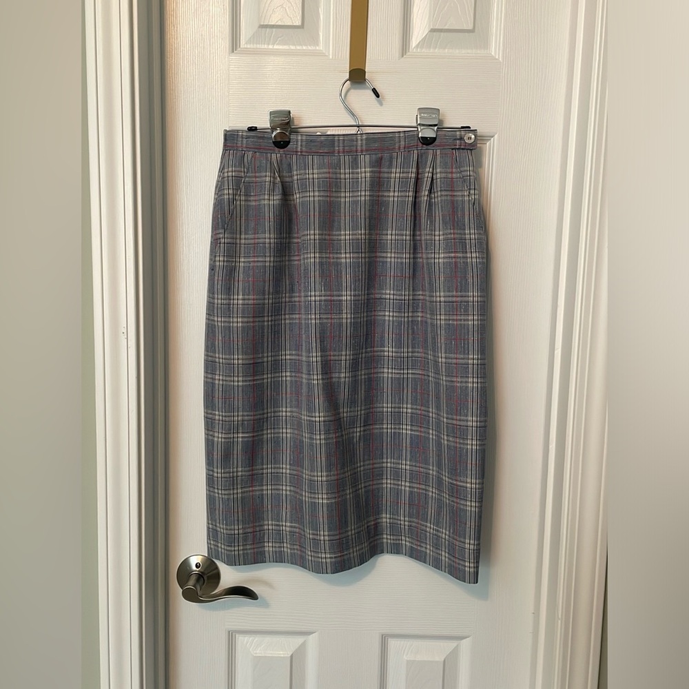 Pendleton Vintage Skirt. Country Sophisticates. Pencil skirt.